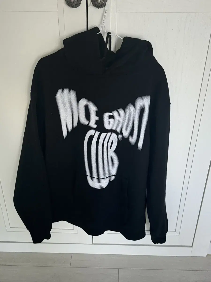 나이스고스트 후드   SCREAM LOGO HOODIE_BLACK(NG2